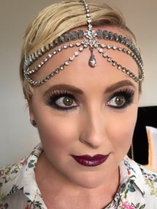 Gatsby Flapper Makeup, makeup and hair by makeup by jacquelyn, melbourne makeup artist